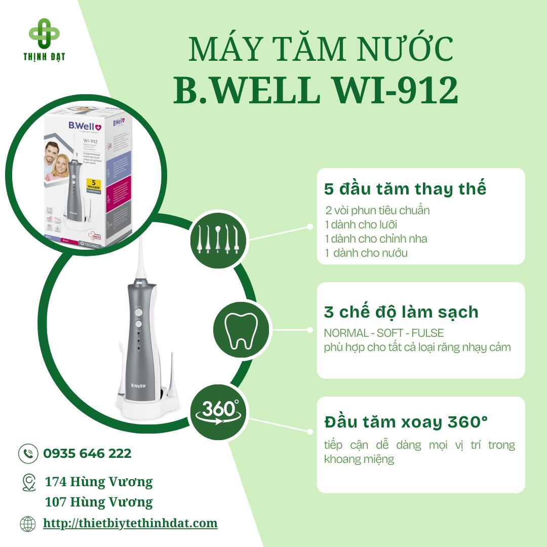 MÁY TĂM NƯỚC B.WELL WI-912
